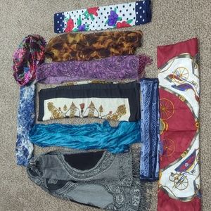 10 scarf bundle